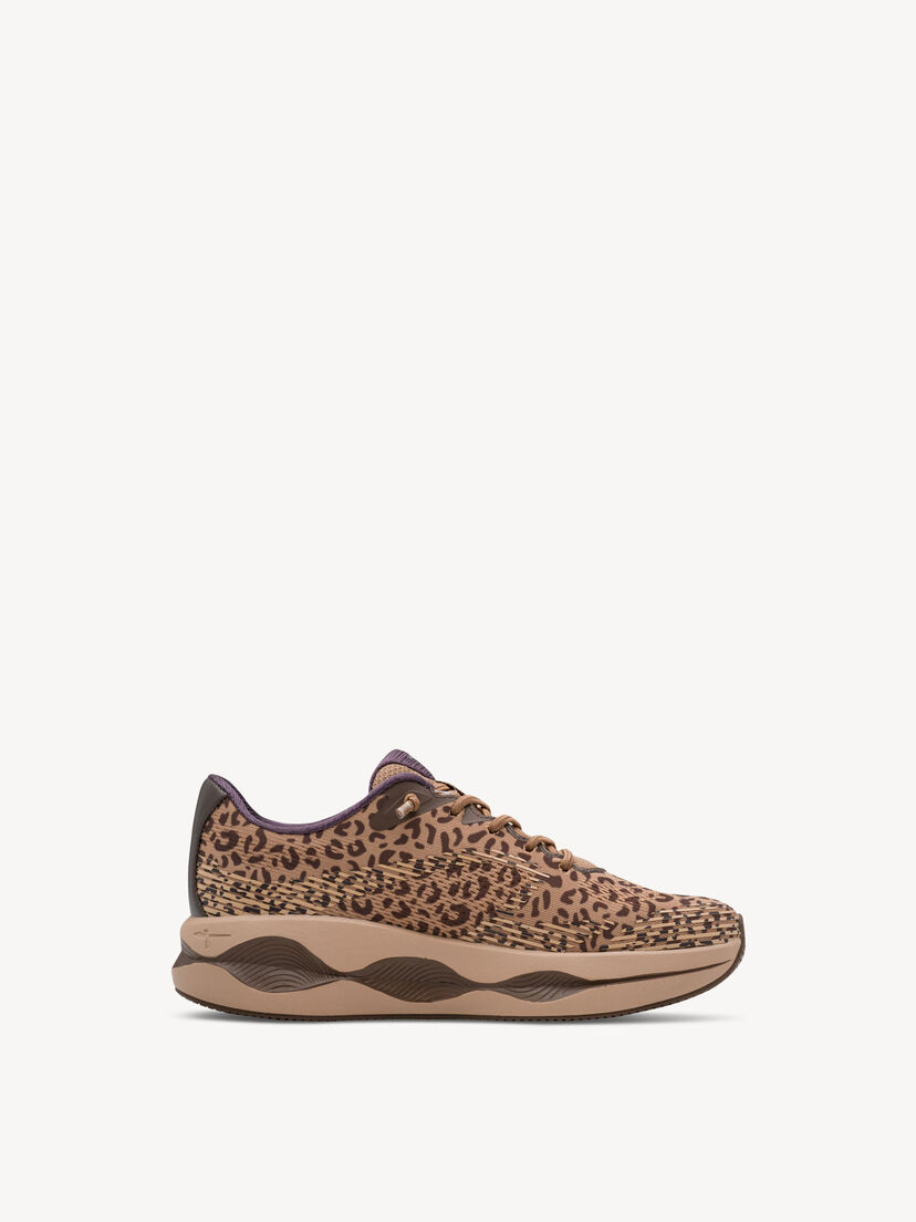 Sneaker - bruin, LEOPARD, hi-res