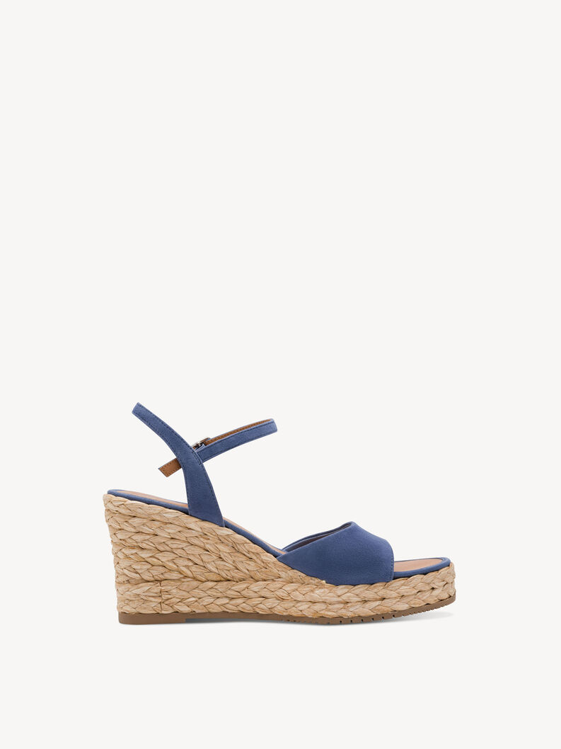 Heeled sandal, BLUE, hi-res