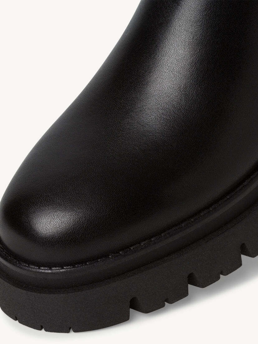 Leren Laarzen - zwart, BLACK, hi-res