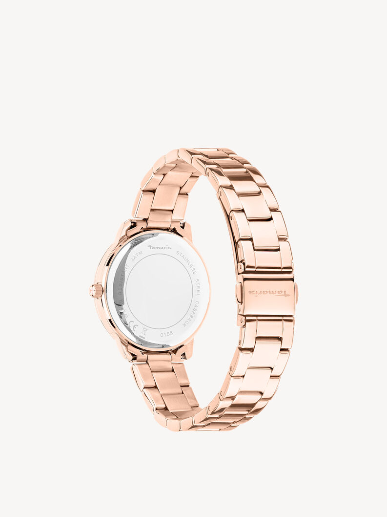 Montre - or rose, ros&eacute;gold silber-sunray, hi-res