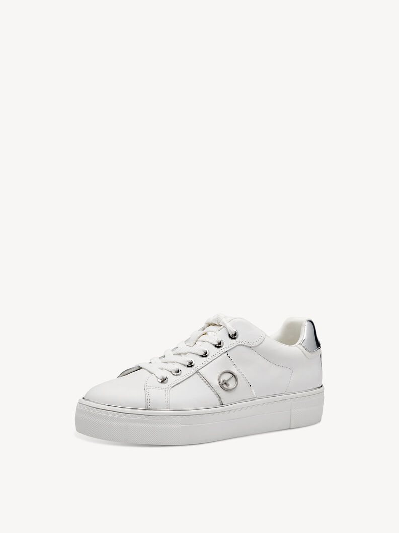 Sneaker - wei&szlig;, WHITE/SILVER, hi-res