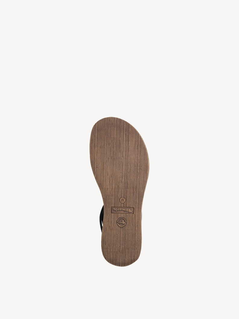 Leather Heeled sandal - blue, NAVY, hi-res