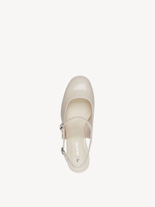 Slingpumps, IVORY PATENT, hi-res
