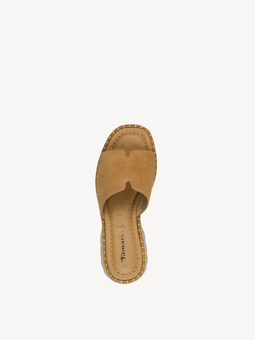 Leren Slipper - bruin, 310, hi-res
