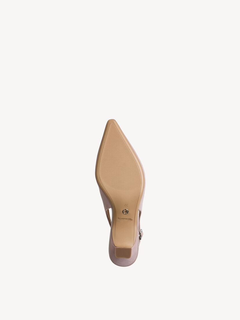 Leren Slingpumps - roze, POWDER, hi-res