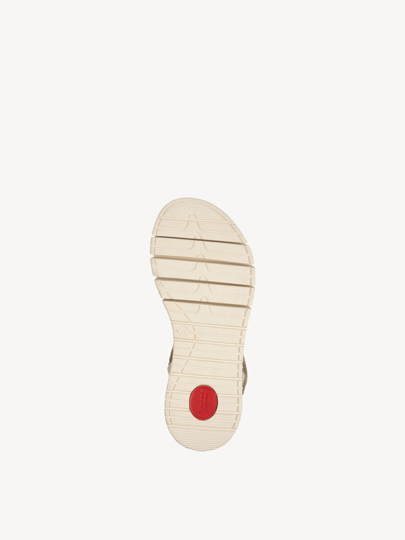 Leren Sandaaltje - beige, IVORY, hi-res