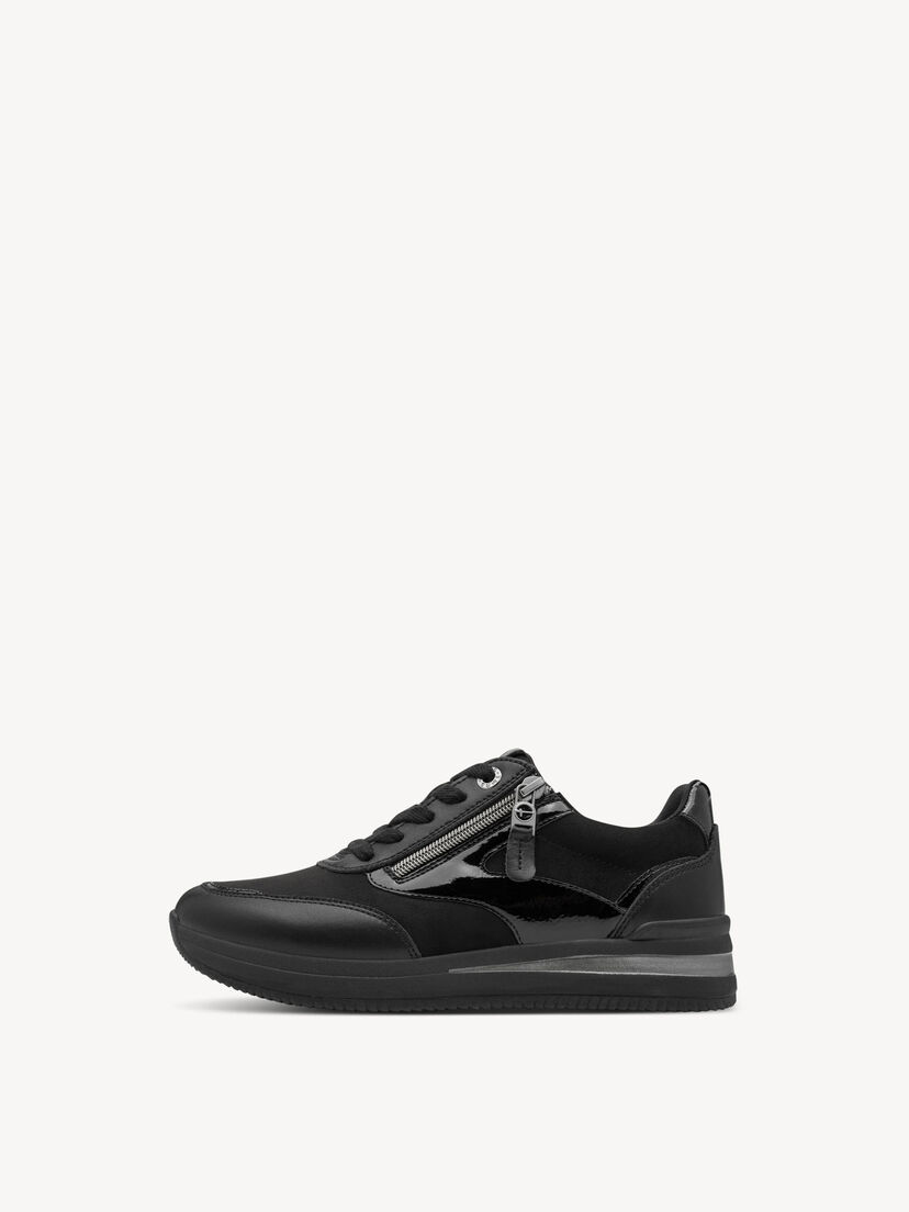 Sneaker - zwart, BLACK, hi-res