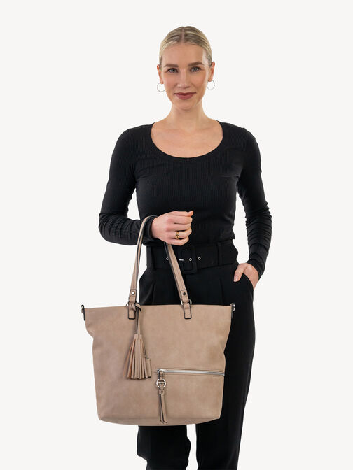 Torba na zakupy, taupe, hi-res