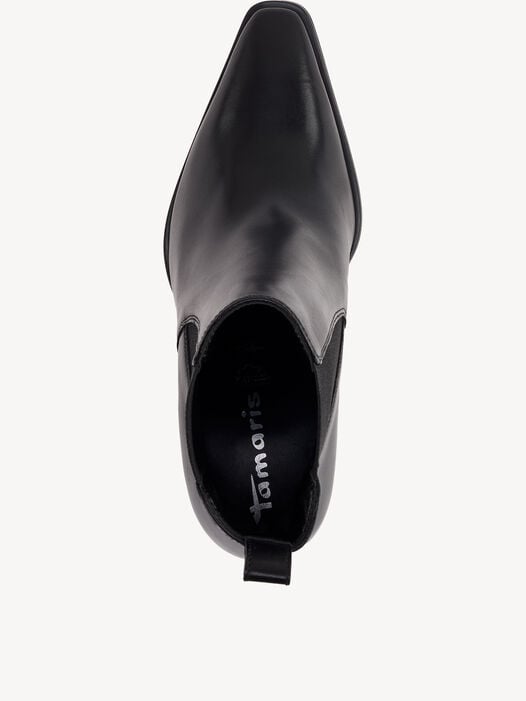 Chelseaboot, BLACK LEATHER, hi-res