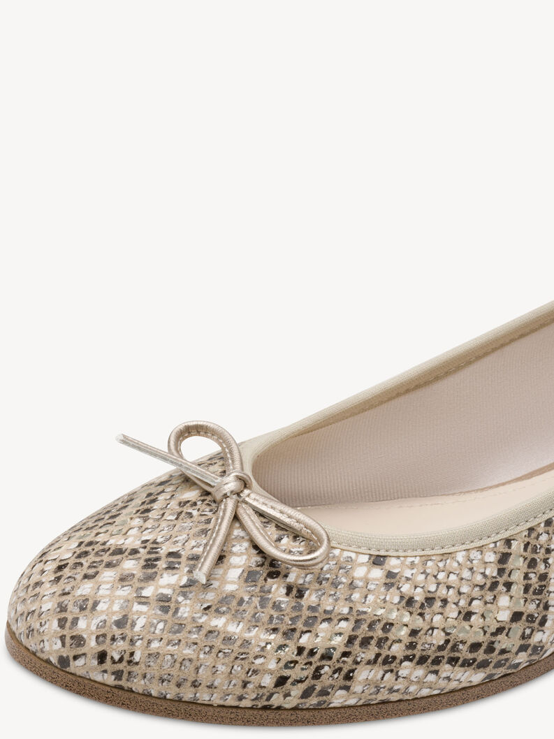 Ballerine - beige, BEIGE SNAKE, hi-res