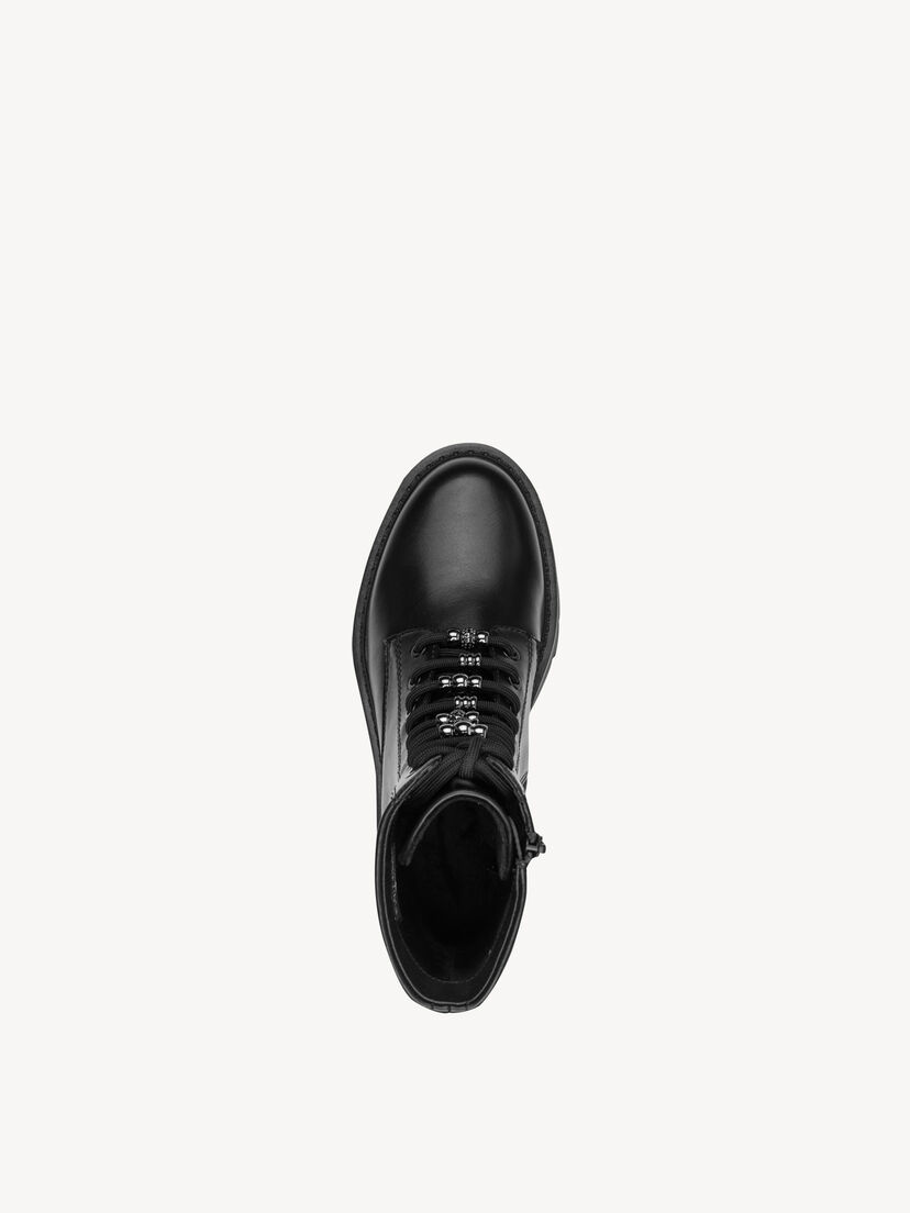 Enkellaarsje - zwart, BLACK, hi-res