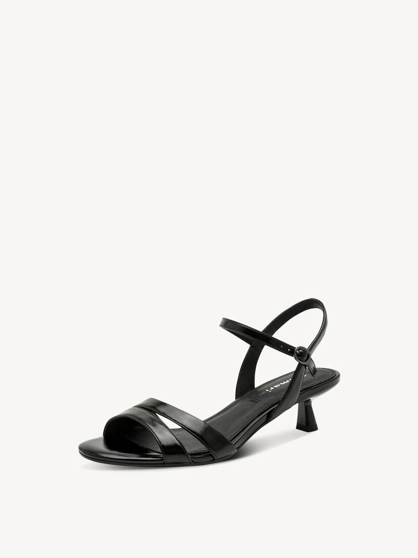 Sandaaltje - zwart, BLACK, hi-res