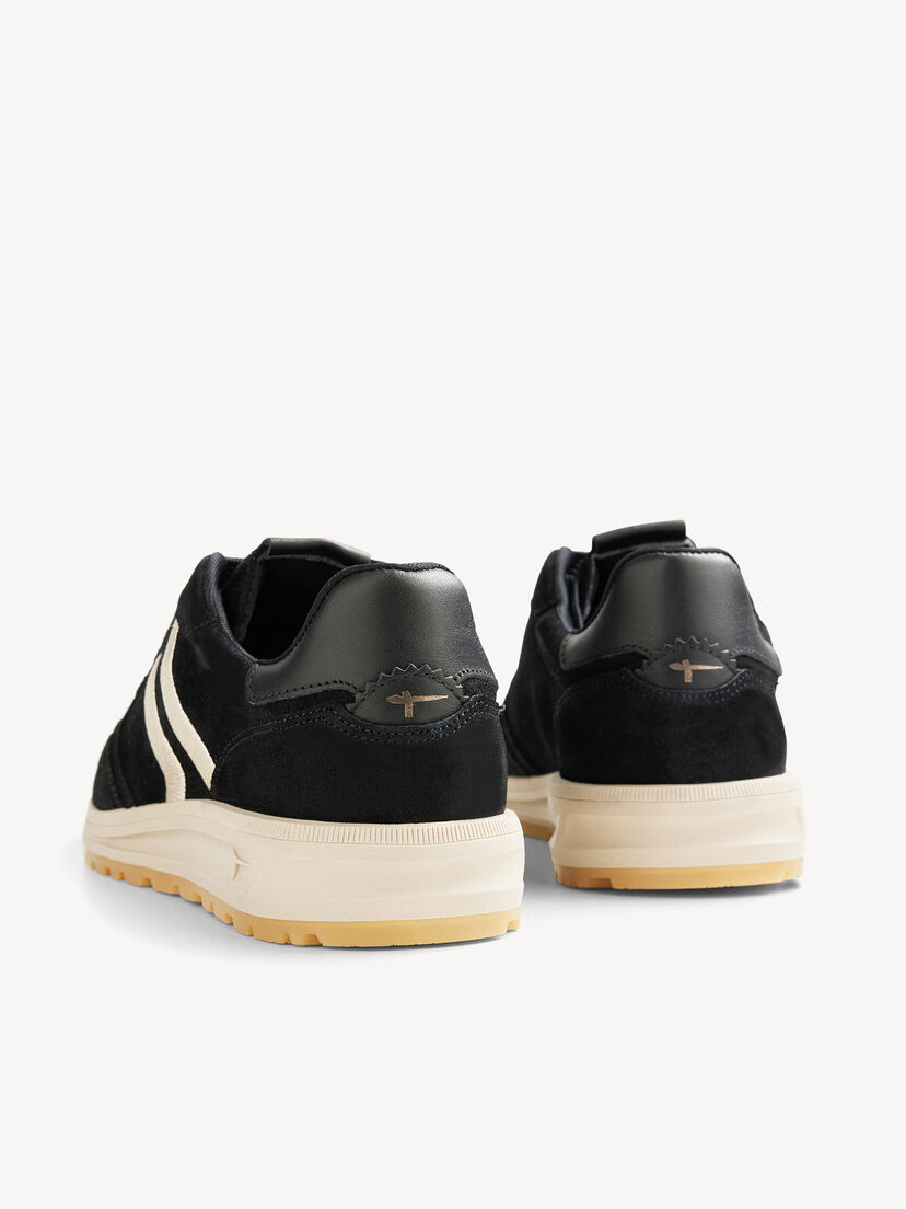 Leren Sneaker - zwart, BLACK COMB, hi-res