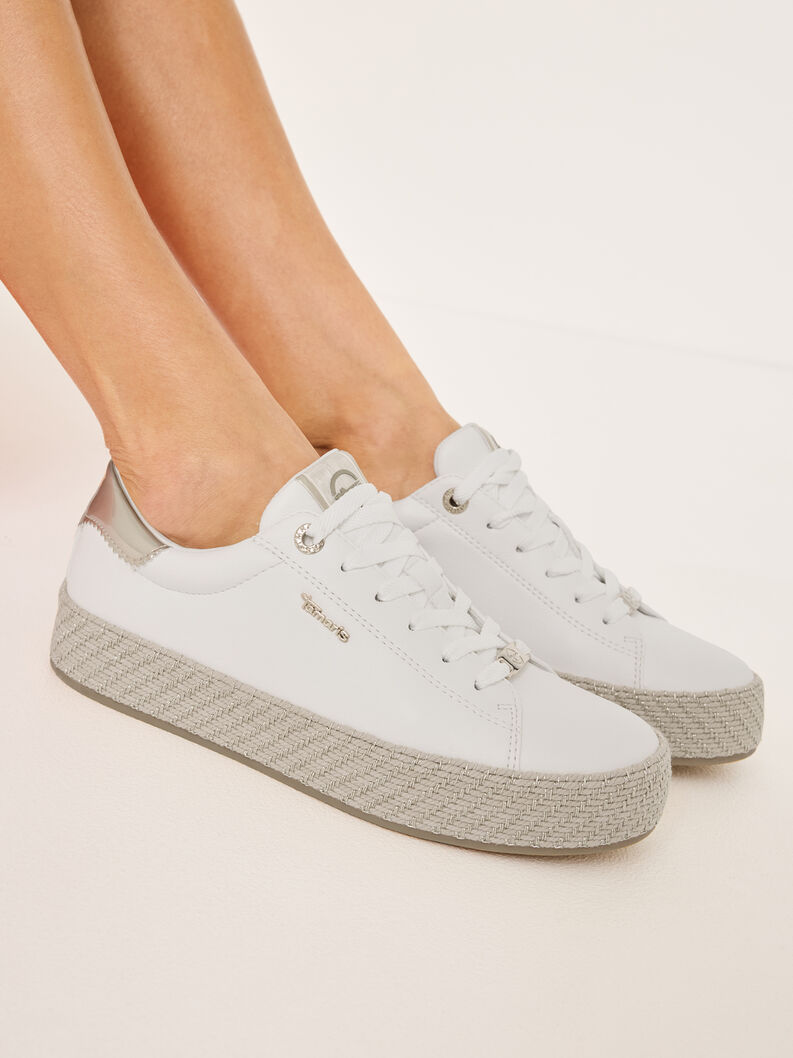 Basket - blanc, WHITE/GOLD, hi-res