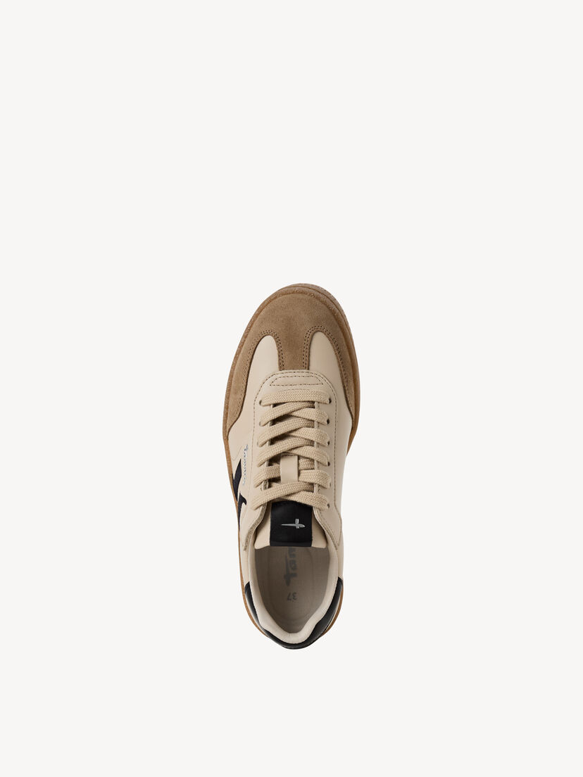 Leren Sneaker - beige, BEIGE COMB, hi-res