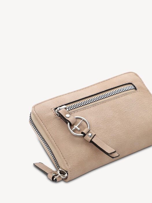 Portemonnee, taupe, hi-res