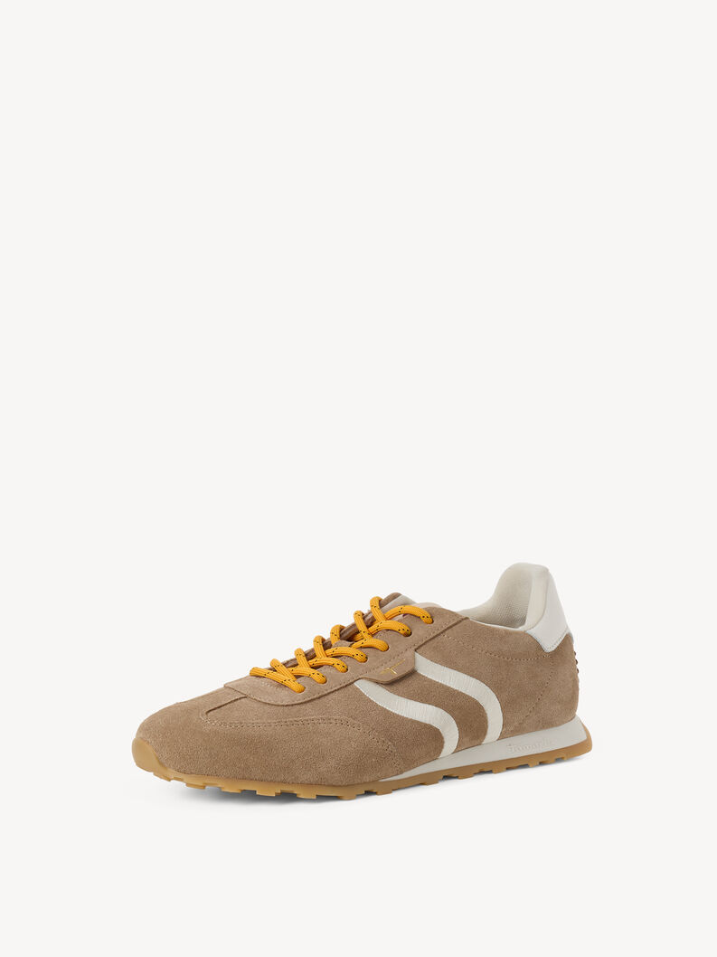 Leather Sneaker - beige, BEIGE COMB, hi-res