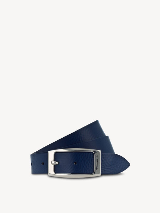 Leren riem, petrol blau, hi-res