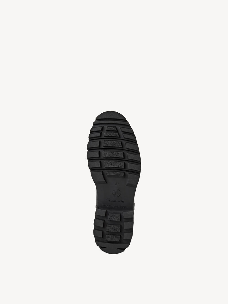 Bottine Chelsea en cuir - noir, BLACK, hi-res
