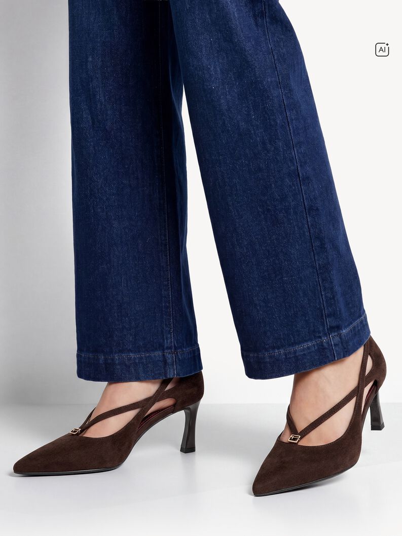Leather Pumps - brown, MOCCA, hi-res