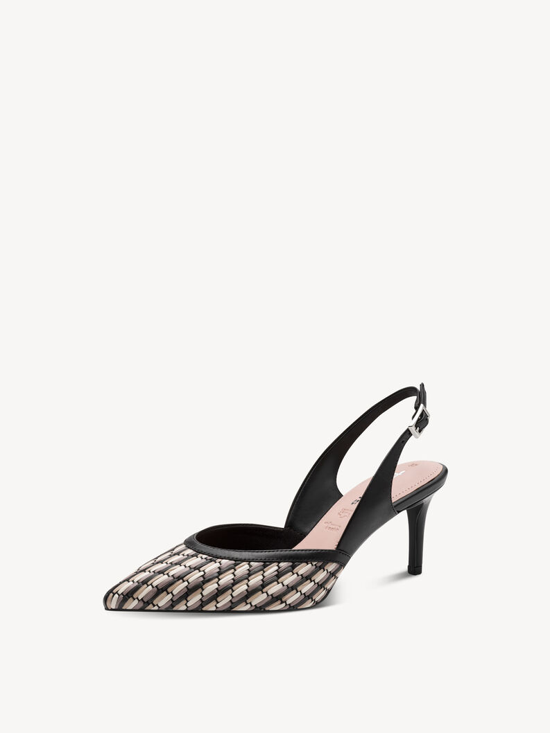 Sling pumps - black, BLACK COMB, hi-res