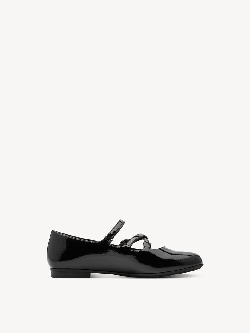 Ballerina - zwart, BLACK PATENT, hi-res