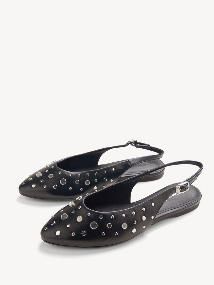 Slingpumps - zwart, BLACK, hi-res