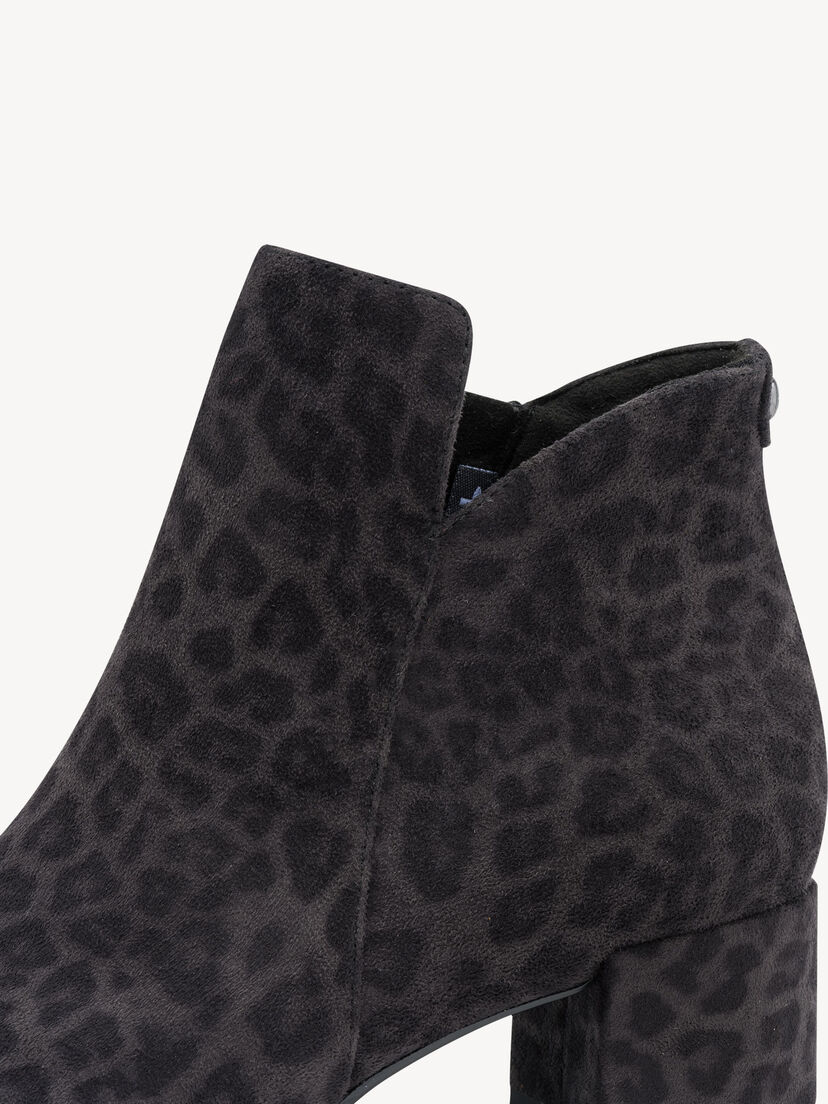Enkellaarsje - grijs, GREY LEOPARD, hi-res