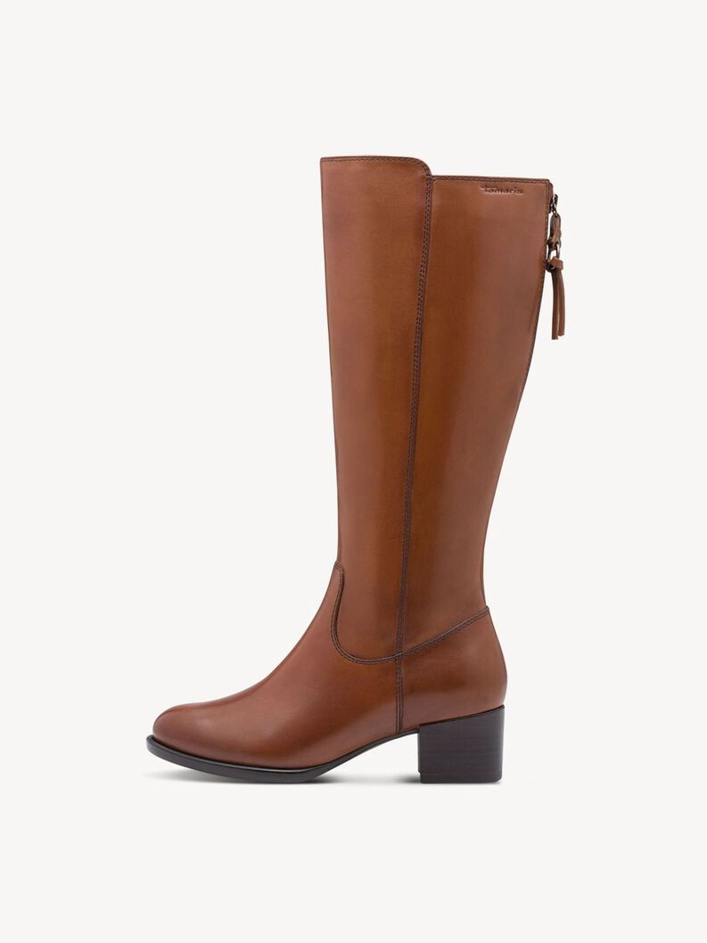 Bottes - marron, cognac, hi-res