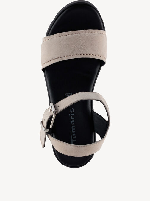 Sandalette, TAUPE SUE./BLK, hi-res