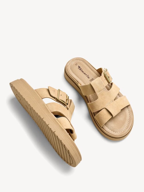 Mule, BEIGE SUEDE, hi-res