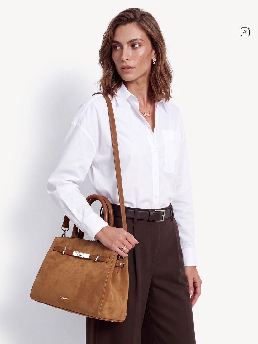 Shopper - bruin, cognac, hi-res