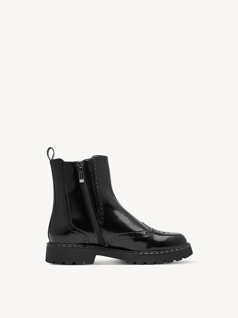 Chelseaboot - zwart, BLACK, hi-res
