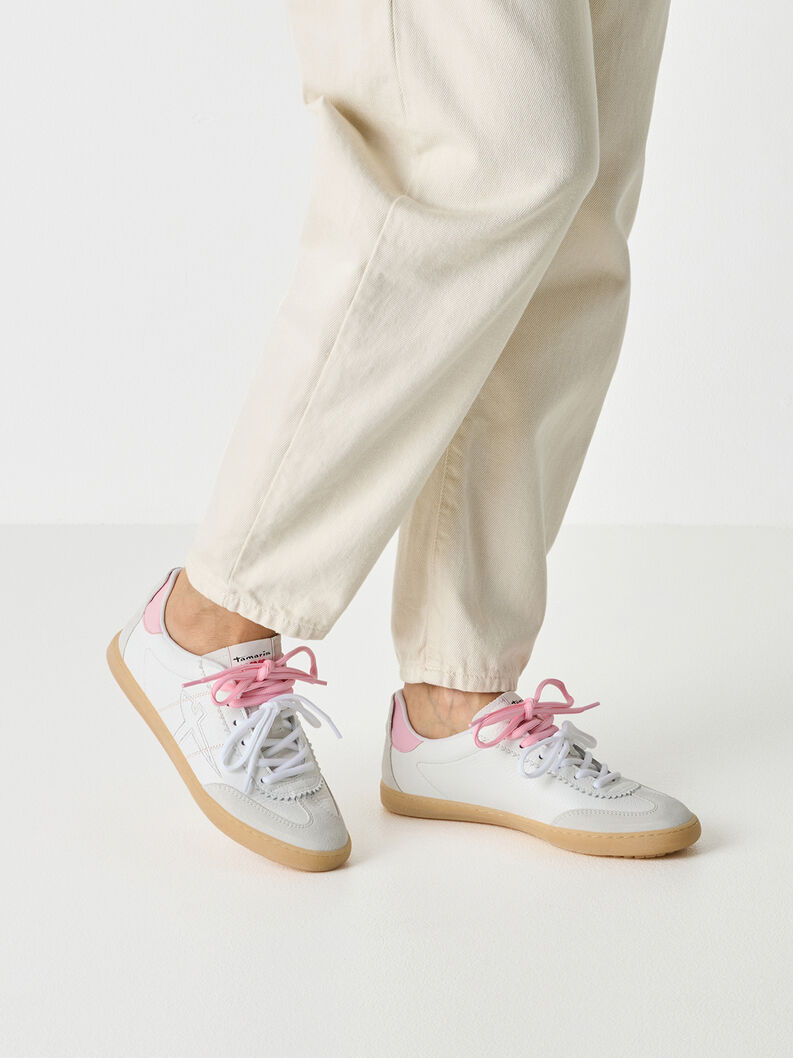 Sneaker - white, WHITE/ROSE, hi-res