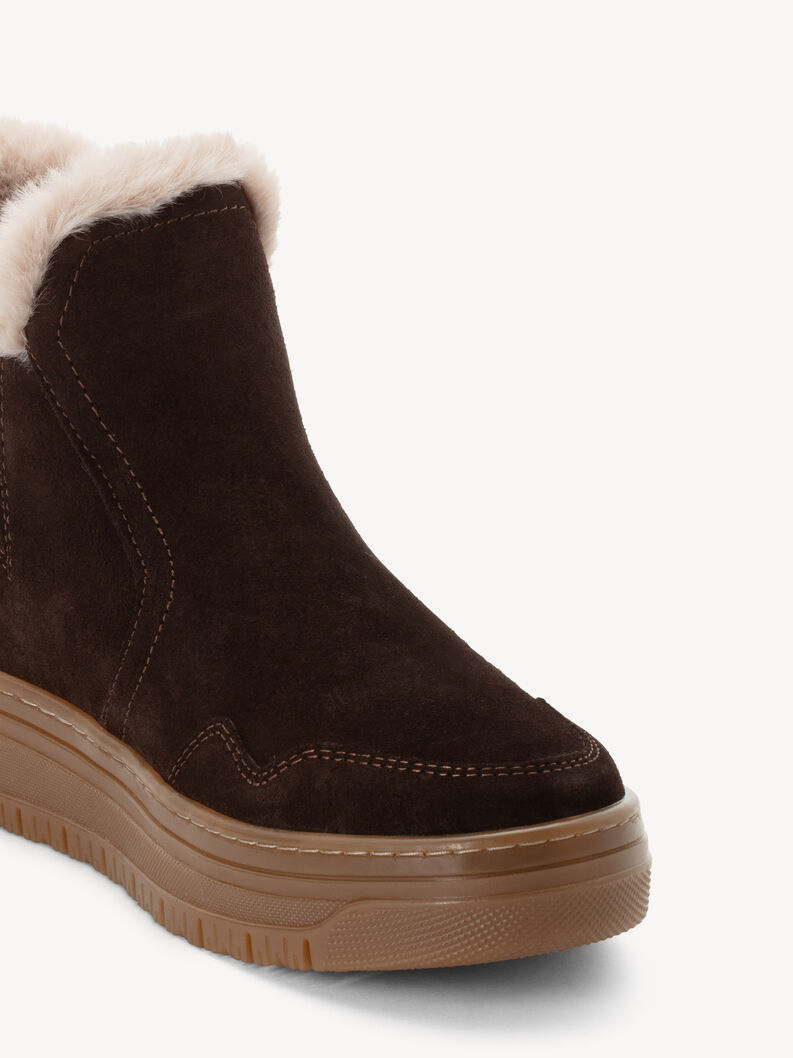 Lederstiefelette - braun Warmfutter, MOCCA, hi-res