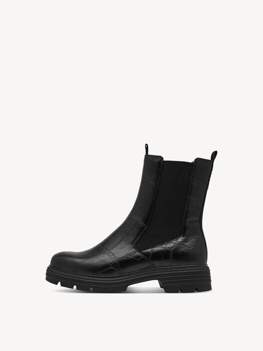 Chelseaboot, BLACK CROCO, hi-res