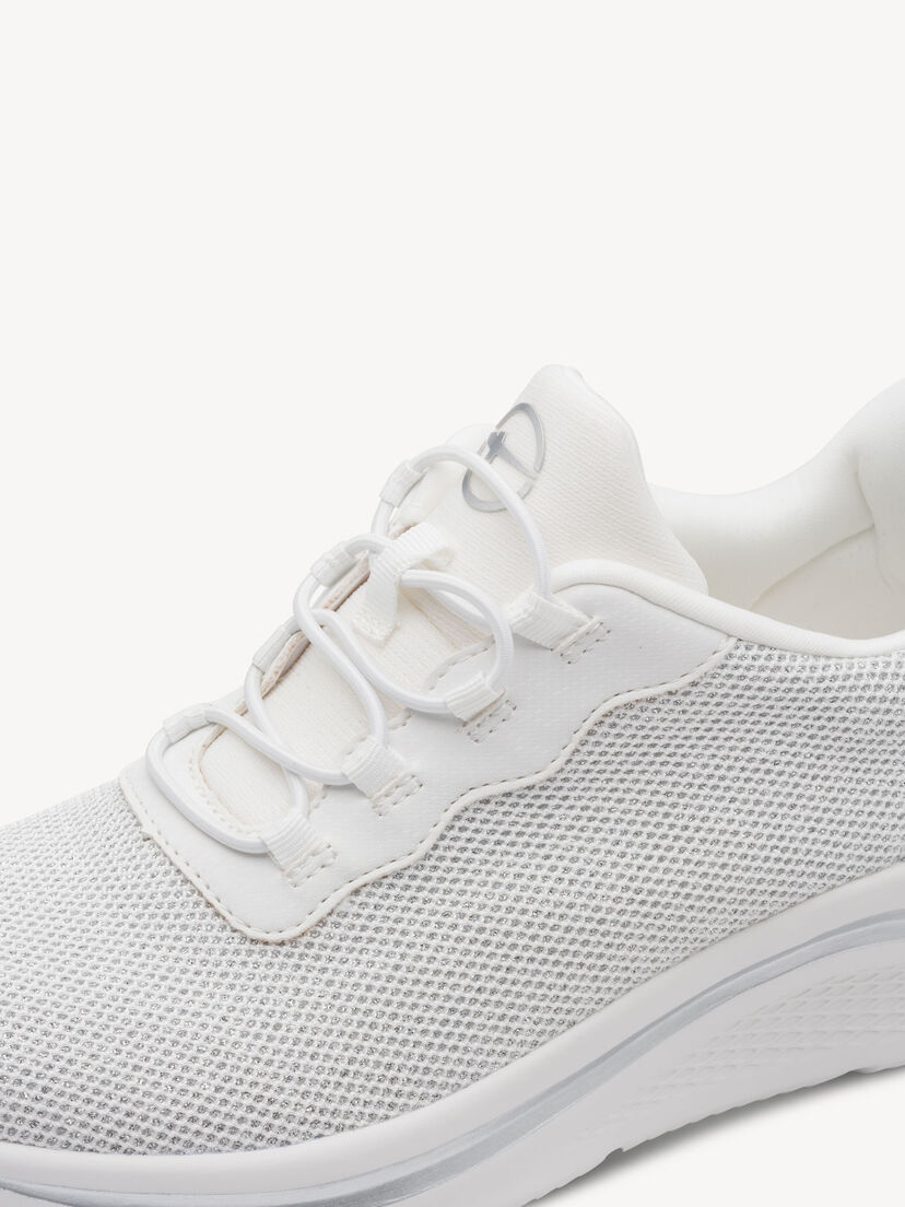 Sneaker, WHITE/SILVER, hi-res