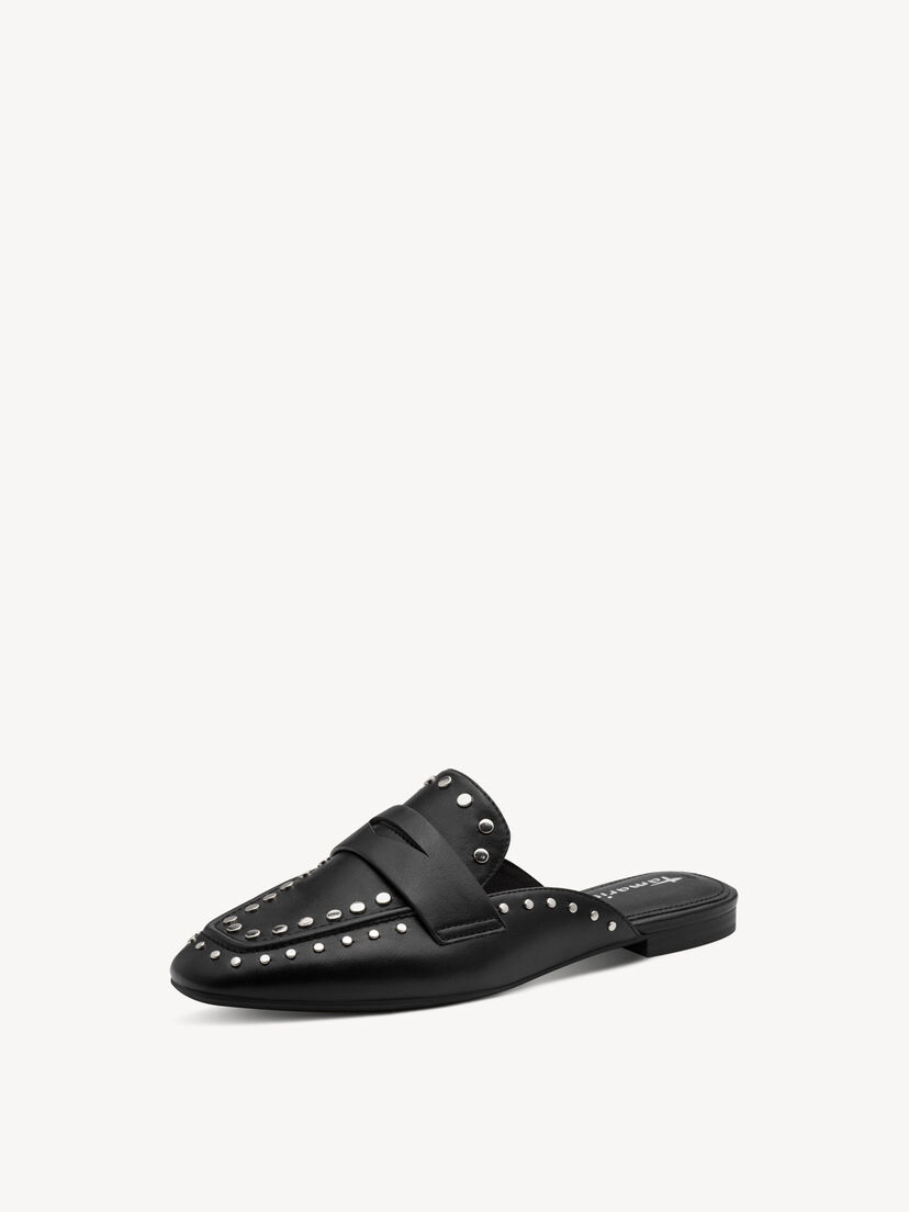 Slipper - zwart, BLACK, hi-res