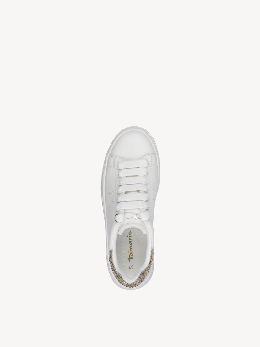 Sneaker - wit, WHT/CHAMPAGNE, hi-res