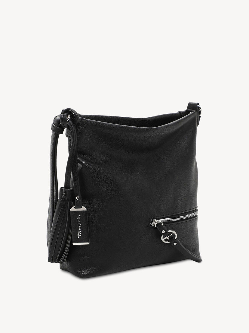 Schoudertas - zwart, black, hi-res