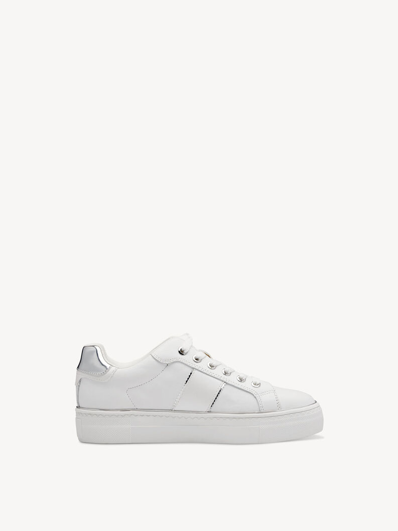 Sneaker - wei&szlig;, WHITE/SILVER, hi-res