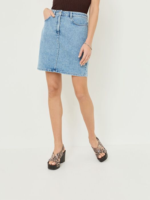 Denim rok, Light Blue Denim, hi-res