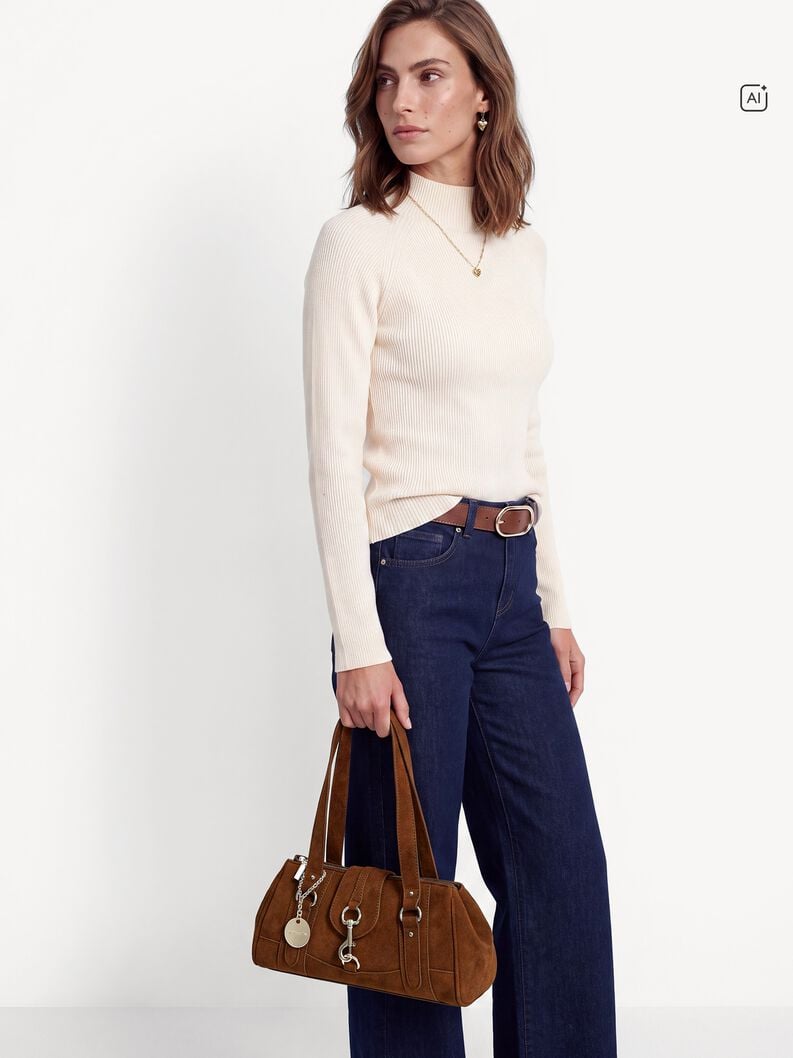 Sac cabas - marron, cognac, hi-res