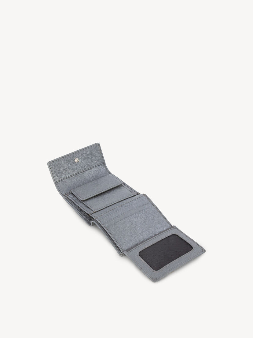 Leren Portemonnee - zilver, darksilver, hi-res