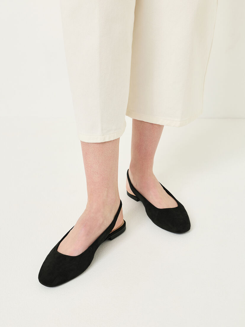 Slingpumps - zwart, BLACK, hi-res