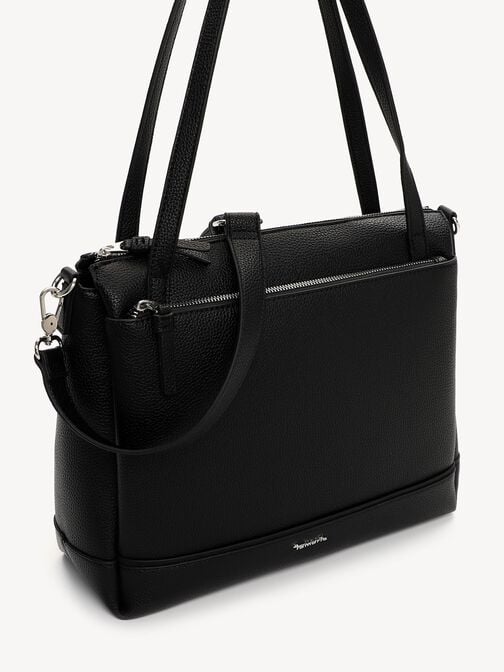 Shopping bag, black, hi-res