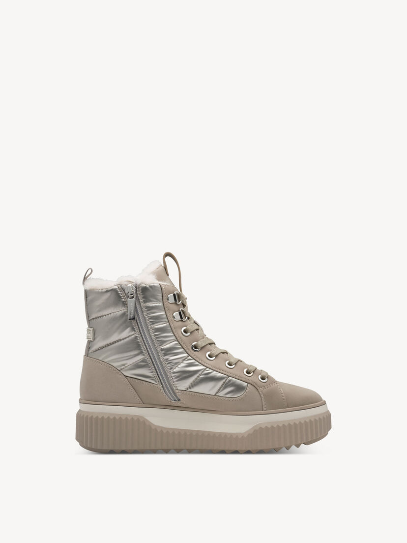 Enkellaarsje - beige warme voering, CHAMPAGNE, hi-res