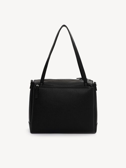 Shopping bag, black, hi-res
