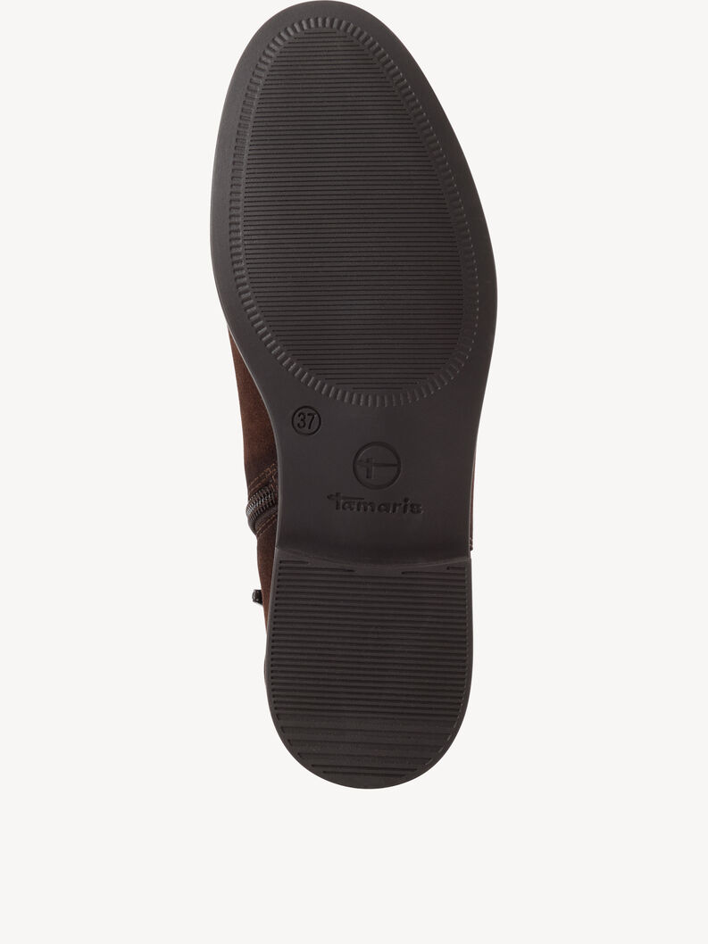 Leather Bootie - brown, MOCCA, hi-res
