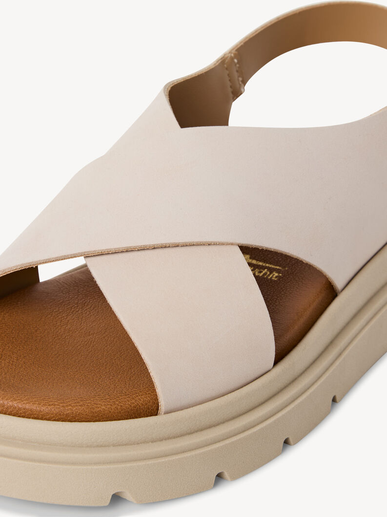 Heeled sandal, IVORY NUBUC, hi-res